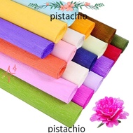 PISTA Crepe Paper, DIY Production material paper Flower Wrapping Bouquet Paper, Thickened wrinkled paper Handmade flowers Wrapping Paper