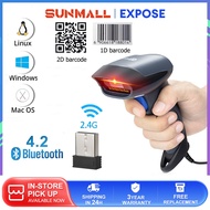 Scanner Bluetooth Barcode Scanner 2D 1D QR Barcode Wired Wireless Reader