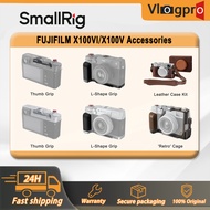SmallRig FUJIFILM X100VI Accessories(Handgrip L-Shape Grip/Retro Cage/Leather Case Kit/Thumb Grip)