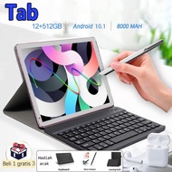 Tablet PC baru WIFI 4G/5G 10.1 inch 12GB+512GB tab Murah Android asli