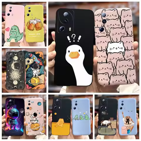 For Xiaomi 13 Lite Case Mi 13 Pro Cute Fashion Cartoon Cover Soft Silicone Phone Cases For Xiaomi 13
