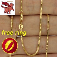 916 gold chain original gold necklace Womens Collarbone Chain Korean Simple Temperament Design Jewel