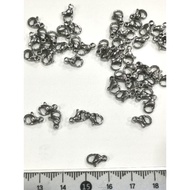Silver Stainless Steel Lobster Claps 9 x 5mm