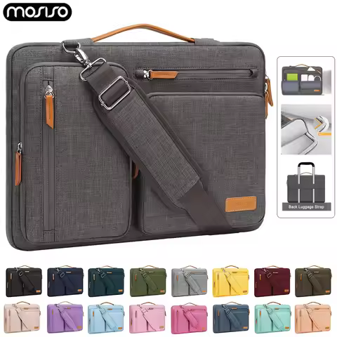 13 14 15 16 17 inch Laptop HandBag Notebook Pouch Mosiso Shoulder Messenger Briefcase For Macbook Ai
