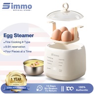 SIMMO Egg Cooker Electric Egg Steamer  Multifunctional Automatic egg poacher can be booked Egg Boile