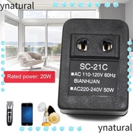 YNATURAL Voltage Converter AC110V to 220V Electrical Equipment AC220V to 110V Travel Transformer