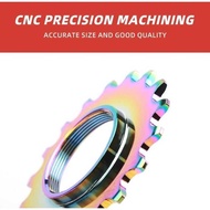 Polso Lockring Freehub Fixie Single Speed Cog Sprocket Gear 15T 16T 17T 18T Alloy 7075 Fixie Bike