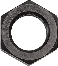 Russell 661893 Black -6 AN 9/16" -18 Thread Size Bulkhead Nut