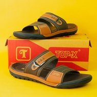 Sandal Kulit Pria Model Selop Sandal Distro Pria Local Brand Best Seller Paling Awet Viral 2025