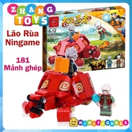 Đồ chơi Xếp hình Naruto và các linh thú cửu vĩ hồ Kurama và Naruto Kakashi Uchiha itachi Gaara Minif