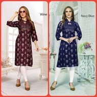 Full Stitched Rayon Kurtis