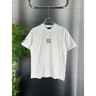 Givench Givench GVC Short-Sleeved T-Shirt [Official Synchronization] Embroidered Lines Front and Bac