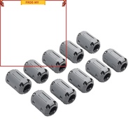 【FRDE☀】10 Pack Ferrite Ring Core Grey Clip-On Ferrite Core Noise Suppressor Cable Clips