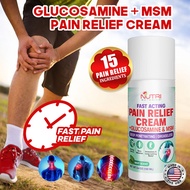 NB Pain Relief Glucosamine Cream + MSM – 100ml - Fast Long Lasting Joint Pain Relief Muscle Ache