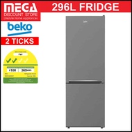 BEKO RCNT340I50VP 296L 2-DOOR FRIDGE (2 TICKS)