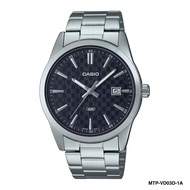 Casio Standard นาฬิกาข้อมือผู้ชาย สายหนัง/สายสแตนเลส รุ่น MTP-VD03MTP-VD03L-5AMTP-VD03L-1AMTP-VD03GL