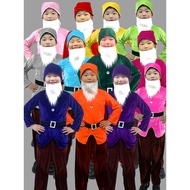 halloween costume halloween Halloween Seven Dwarfs Costume Children's New Snow White and 7 Dwarfs St