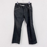 adidas牛仔褲/牛仔褲，黑色，82碼，古著。