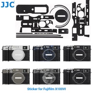 JJC SS-X100VI Anti-Scratch Skin Protective Film for Fuji Fujifilm X100VI Camera 3M Residual-free Dec