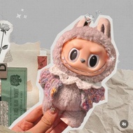 Labubu紫色彩色點點外套+領巾娃衣