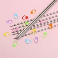 Stainless Steel Sweater Knitting Scarf Sweater Wool Needle Stick Needle Straight Needle Knitting Woo