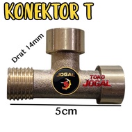 TU26 BRANCH CONNECTOR 3 (T connector only) brass connector connection for 2-stroke and 4-stroke pest