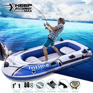Inflatable boat inflatable boat INTIME fishing boat contains 2-4 people Effective waterproof, 5 larg