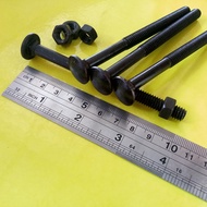 BAUT MUR CB 5.16 X 4" INCHI / PANJANG 10CM / BEMPER PAGAR TRUK / BAUT 12 KUNCI 12 HITAM / BAUT M8 PA