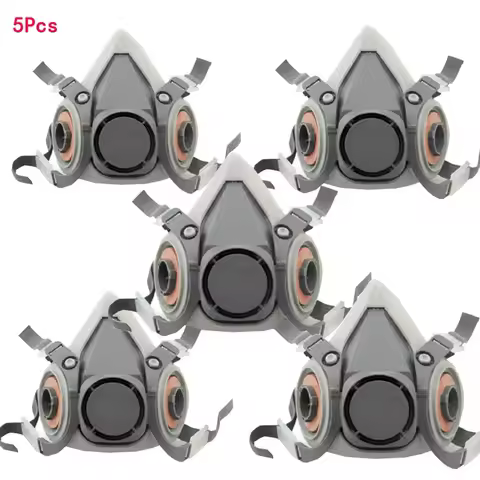 Half Mask Fit For 3M 6001/6002/6004 Filters Industrial 6200 Respirator Gas Mask Body Spray Paint Dec