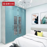 Kitchen Cabinet Overall Wardrobe Nordic Style Open Door Wardrobe Overall Small Apartment Wardrobe