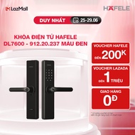 [MIỄN PHÍ LẮP ĐẶT] Khóa điện tử Hafele DL7600 - 91220237 màu đen