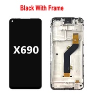 6.95 "จอ LCD แบบดั้งเดิมสำหรับ Infinix Note 7 X690ชิ้นส่วนจอสัมผัสแอลซีดีของเครื่องแปลงดิจิทัลสำหรับ