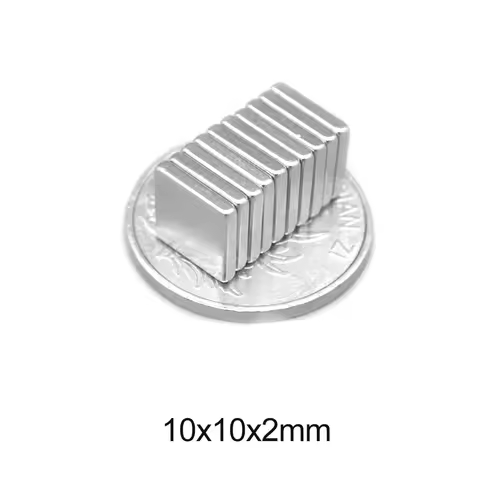10x10x2 mm Strong Square Magnet 10*10*2 mm For Home Refrigerator,Office,DIY 10mm x 10mm x 2mm