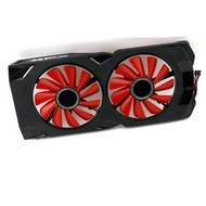 ใหม่พัดลมทำความเย็นการ์ดจอ XFX Xunjing Rx580 570 2048Sp 4Gb Black Wolf Edition มีเปลือก Darrisceki-C