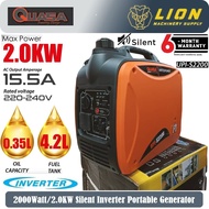 QUASA 2000Watt/2.0KW Silent Inverter Portable Petrol Generator UPIS2200 - Heavy Duty - 6 Months Loca