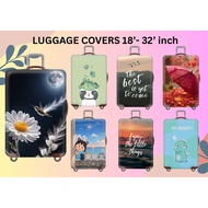 EXTRA THICK elastic luggage cover,luggage protector, 18-32 inch. Travel accessories. Cartoon,scenery