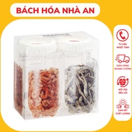 Combo 3 Sets of 2 Interlock storage boxes 0.5L INL203S02