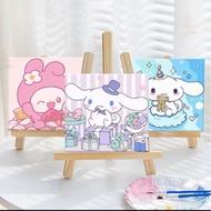 Paint Mini Canvas Painting Tool for Children 20 X 20 Cm Canvas Painting By Number Canvas painting/ 2