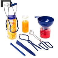 Canning Kit Canning Tools Canning Supplies 6 Pcs,Canning Jar Lifter, Lid Lifter,Canning Tongs for Ca