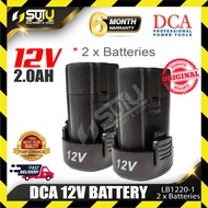 [LIMITED OFFER] DCA / DONG CHENG LB1220-1 12V 2.0Ah Battery + DCA FFCL12-4 Charger (SET)