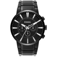 [Powermatic] Fossil FS4778 Townsman Chronograph Black Dial Ion Plated Stainless Steel Men'S Watch