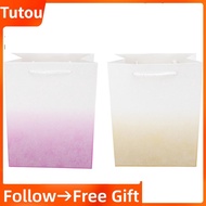Tutoushop 12pcs Paper Gift Bags Glitter Wrap Bag Recyclable Packaging with Handle for Birthday Christmas Wedding Party