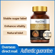 SorLife Chaga Capsules 60 Count - Natural Formula, Specially Crafted for Pancreatic Health