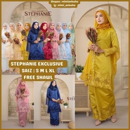 Stephanie Exclusive Wedding Dress Baju Nikah Kurung Muslimah Dress Dinner Muslimah Baju Konvokesyen 