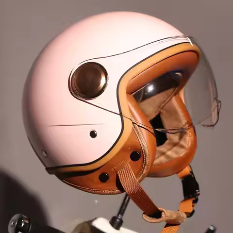 ORZ Retro Motorcycle Pedal 3/4 Half Helmet