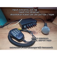 ECHO REVERB DUAL INPUT MIC RADIO RIG ICOM KENWOOD ALINCO YAESU RIG MINI