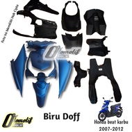Full body kasar halus honda beat karbu hitam doff merah doff biru doff silver doff / Full set cover