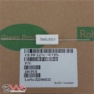 Resistor 0R5 0.5 Ohm 5 watt Green Taiwan