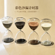 15 Minutes Glass Hourglass Timer Round Hourglass Creative Gift Home Hourglass Ornaments Modern Style