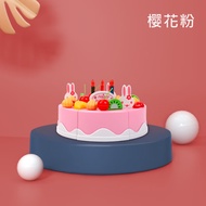 智乐熊过家家仿真果蔬儿童切切看玩具套装角色扮演男女孩生日蛋糕礼物 蛋糕切切乐【37 PCS】